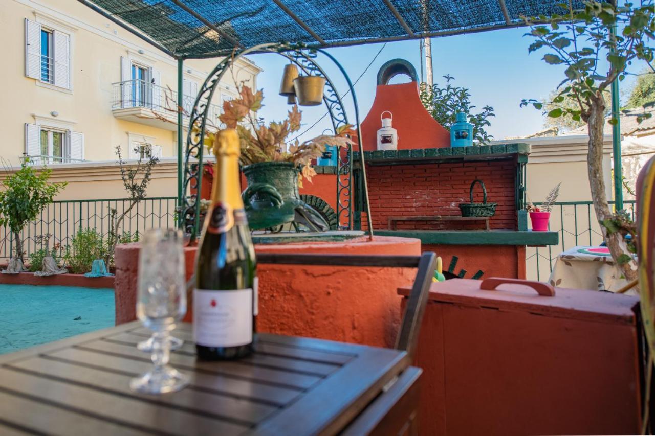 Апартаменты Fay'S Barbeque Garden House -Family Activities Corfu Port Экстерьер фото