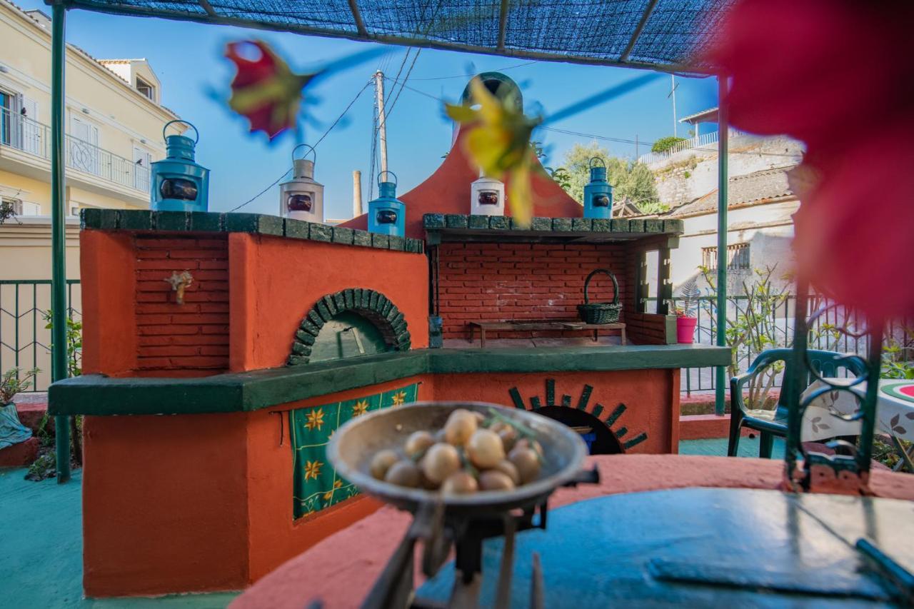 Апартаменты Fay'S Barbeque Garden House -Family Activities Corfu Port Экстерьер фото
